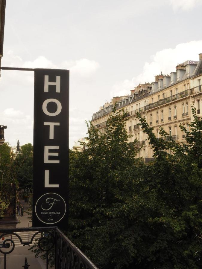 Hotel Ferney Republique Parijs Buitenkant foto